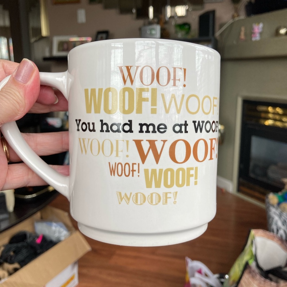 Room Creative Woof Woof ‘You Had Me At Woof’ Large Mug.  Excellent condition!